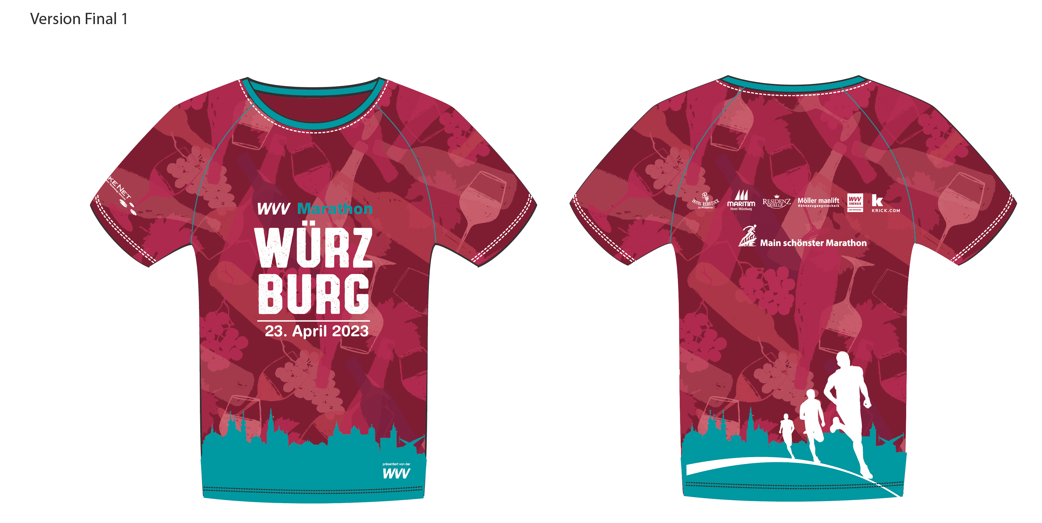 Bestellt Finishershirt mit WVV